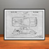 1931 Auburn Cabriolet Patent Print - Unframed