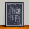 1931 Telephone Booth Patent Print - Unframed