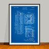 1931 Telephone Booth Patent Print - Unframed