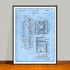 1931 Telephone Booth Patent Print - Unframed