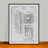 1931 Telephone Booth Patent Print - Unframed