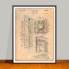 1931 Telephone Booth Patent Print - Unframed