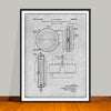 1932 Cyclotron Atom Splitter Particle Accelerator Patent Print - UNFRAMED