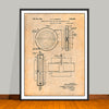 1932 Cyclotron Atom Splitter Particle Accelerator Patent Print - UNFRAMED