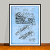 1932 Earth Moving Bulldozer Patent Print - UNFRAMED