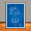 1932 Helmet Patent Print - Unframed