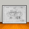 1932 Le Tourneau Scraper Patent Print - Unframed