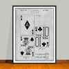1932 Deck of Playing Cards Patent Print - UNFRAMED