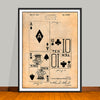 1932 Deck of Playing Cards Patent Print - UNFRAMED