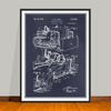 1934 Austin Earth Moving Bulldozer Patent Print - UNFRAMED