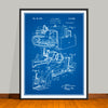 1934 Austin Earth Moving Bulldozer Patent Print - UNFRAMED