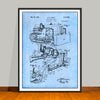 1934 Austin Earth Moving Bulldozer Patent Print - UNFRAMED