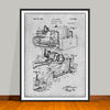 1934 Austin Earth Moving Bulldozer Patent Print - UNFRAMED