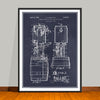 1934 Beer Cooler and Tap Patent Print - UNFRAMED