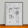 1934 Zippo Pocket Lighter Patent Print - UNFRAMED