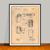 1934 Zippo Pocket Lighter Patent Print - UNFRAMED