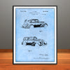 1934 Harvey Earl LeSalle Patent Print - Unframed