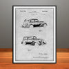 1934 Harvey Earl LeSalle Patent Print - Unframed