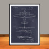 1935 B17 Flying Fortress Patent Print - UNFRAMED