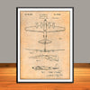 1935 B17 Flying Fortress Patent Print - UNFRAMED