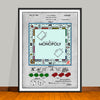 1935 Monopoly Colorized Patent Print - UNFRAMED