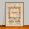 1935 Monopoly Patent Print - UNFRAMED