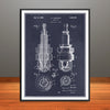 1935 Spark Plug Patent Print - Unframed