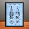1935 Spark Plug Patent Print - Unframed