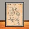 1936 Tricycle Patent Print - UNFRAMED