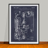 1937 Alcohol Still Spirits Distillation Patent Print - UNFRAMED