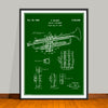 1937 Trumpet Patent Print - UNFRAMED