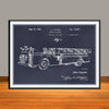 1939 Aerial Fire Truck Patent Print - UNFRAMED