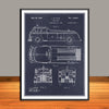 1939 Fitch Fire Truck Patent Print - Unframed