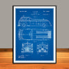 1939 Fitch Fire Truck Patent Print - Unframed