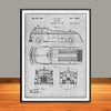 1939 Fitch Fire Truck Patent Print - Unframed