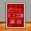 1939 Fitch Fire Truck Patent Print - Unframed