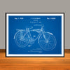 1939 Schwinn Bicycle Horizontal Patent Print - Unframed