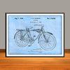 1939 Schwinn Bicycle Horizontal Patent Print - Unframed