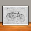 1939 Schwinn Bicycle Horizontal Patent Print - Unframed