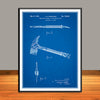 1940 Fireman's Axe Patent Print - Unframed