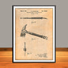 1940 Fireman's Axe Patent Print - Unframed