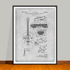 1941 Gibson Guitar Electrical Pickup Patent Print - UNFRAMED