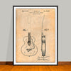 1941 Gretsch Guitar Patent Print - UNFRAMED