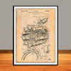 1941 Jet Engine Patent Print - UNFRAMED