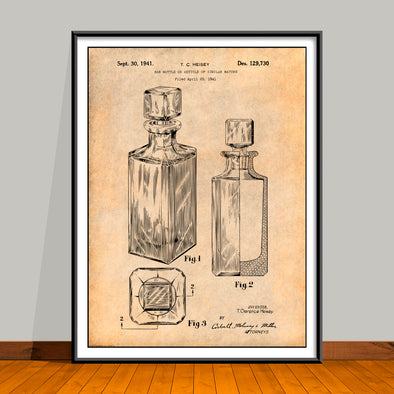 1941 Decanter Patent Print - Unframed