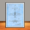 1941 Vultee A-31 Vengeance Dive Bomber Patent Print - Unframed