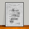 1942 Gibson Guitar Pickup Patent Print - UNFRAMED