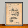1942 Gibson Guitar Pickup Patent Print - UNFRAMED