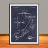 1942 Curtiss P40 Warhawk Patent Print - Unframed