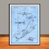1942 Curtiss P40 Warhawk Patent Print - Unframed